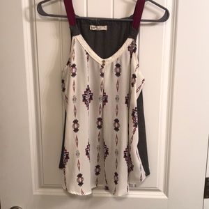 Maroon and Grey Tank